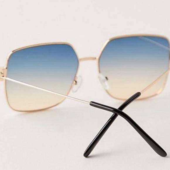 Gorgeous, Free People Oversized Long Island sunglasses ❤️ NWOT - Picture 5 of 7